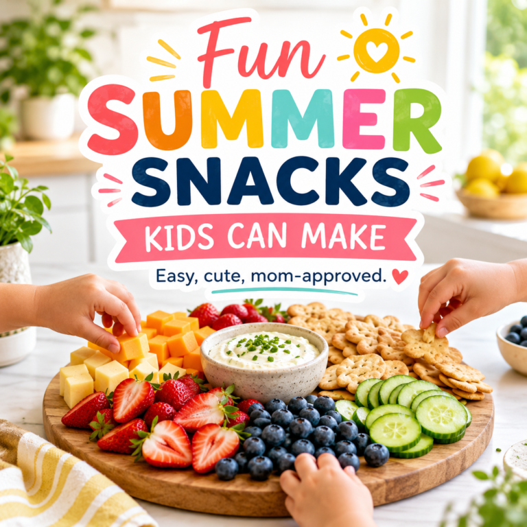 Easy Summer Recipes for Kids: 10 Fun, No-Bake Recipes Busy Moms Can Make All Summer Long