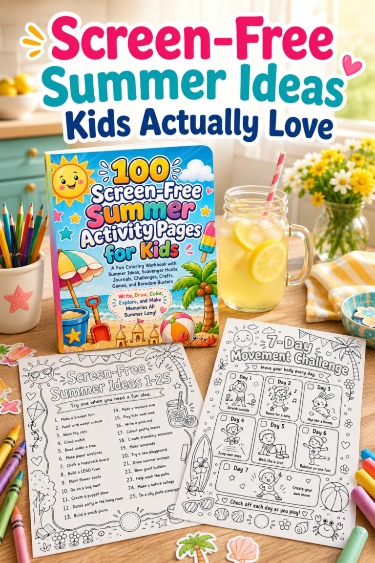 Screen-Free Summer Activities for Kids That Make Summer Feel Magical Again